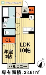 コーポセレッソの物件間取画像